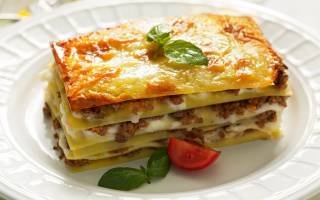 Lasagnes à la bolognaise