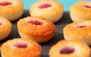 Financier aux framboises