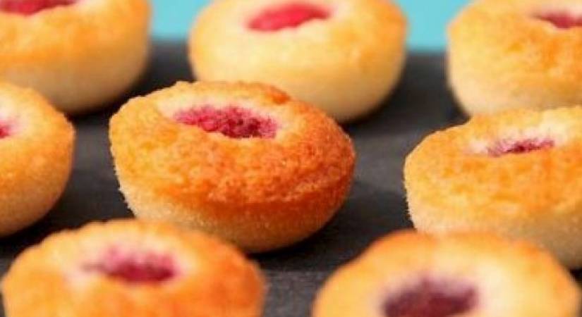 Financier aux framboises