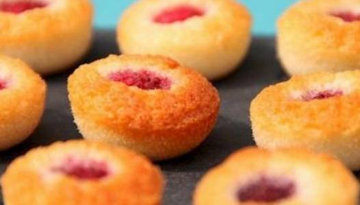Financier aux framboises