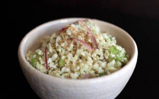 Taboulé de chou-fleur à l'avocat